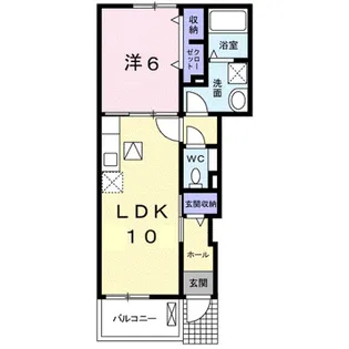 ミレ グランデ Ⅰ【1階】の間取り