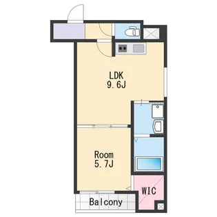 フジパレス新中通Ⅲ番館【3階】の間取り