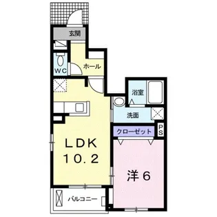 リヴェール土入 Ⅰ【1階】の間取り