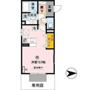 シャン・ルミエール【2階】の間取り