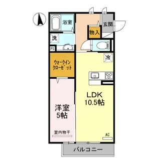 ミル・クレール 和歌浦東【2階】の間取り