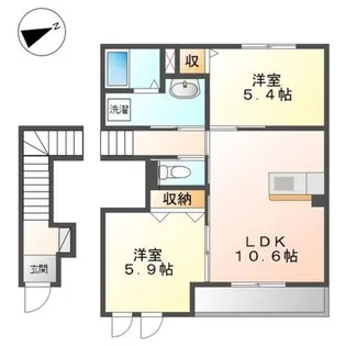 レゴリス【2階】の間取り