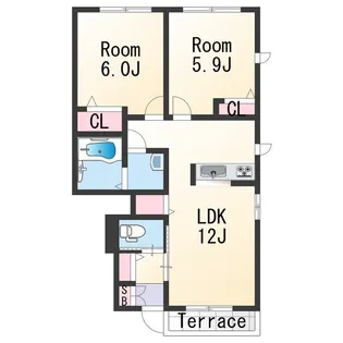 シャーメゾンアルシュ【1階】の間取り