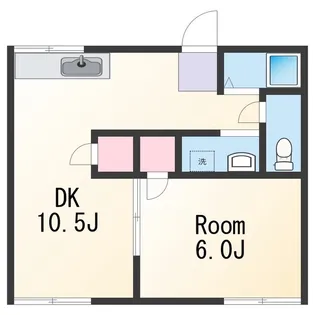 ネクサス小雑賀Ⅰ【2階】の間取り