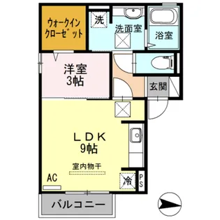 グレイスコート【1階】の間取り