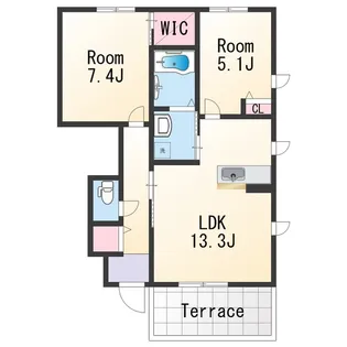 アン・セリジェ 【1階】の間取り