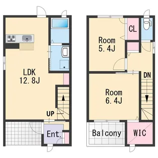 シャーメゾン松江【1階】の間取り