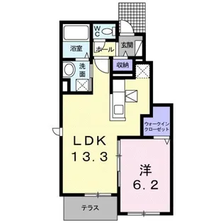 サンフェリーチェ【1階】の間取り