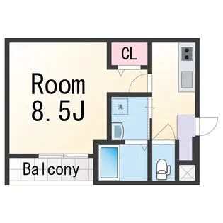フジパレス田中町【1階】の間取り