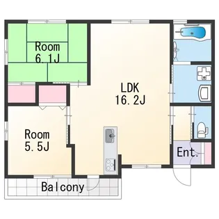 ファミーユⅡ【1階】の間取り