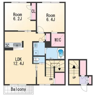 シャーメゾン浜の宮【2階】の間取り
