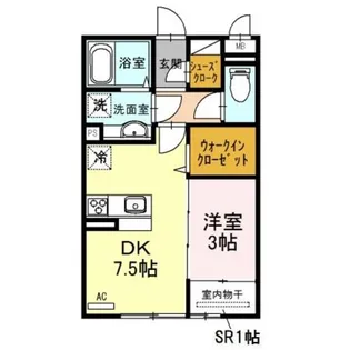 エミネンス東布経丁【1階】の間取り