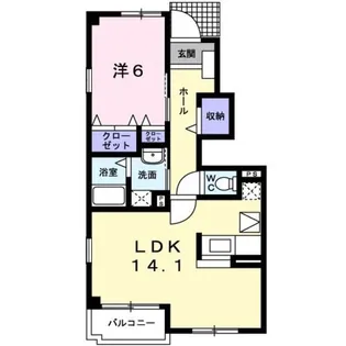サンズパークⅠ【1階】の間取り