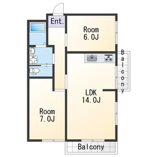 センチュリーハイツ和歌浦【2階】の間取り