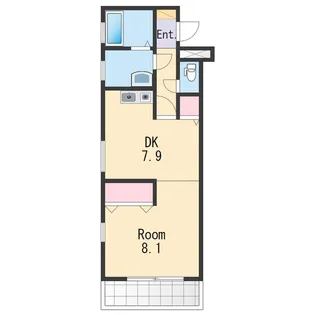 パレ・フルール【2階】の間取り