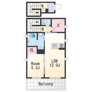 シャーメゾン萬町【3階】の間取り