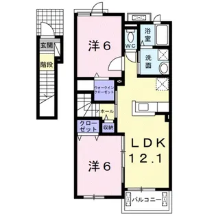 フォルトゥーナ【2階】の間取り