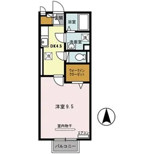 カーサ・ベアーレ【1階】の間取り