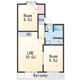 セジュール西浜 B棟【2階】の間取り