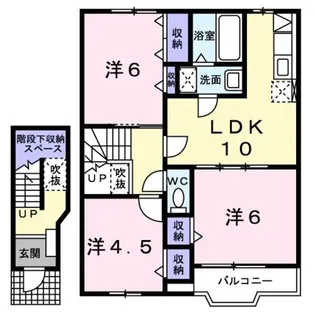 カンタービレⅡ【2階】の間取り