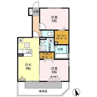 BIG JOY YAMATO【1階】の間取り