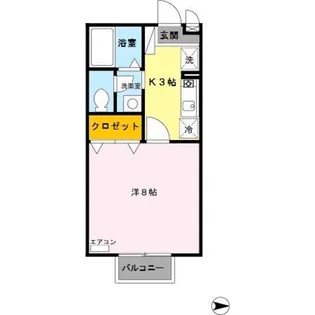 ソレイユ・オーミ【1階】の間取り