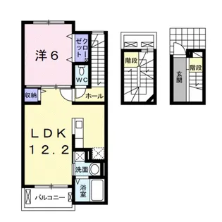 ソラーナ【3階】の間取り