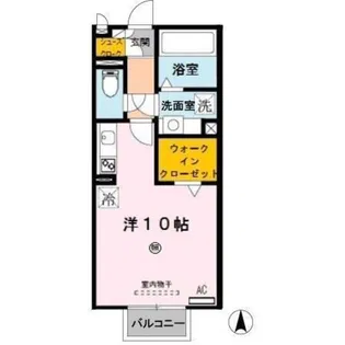 エスポワールA・T【2階】の間取り