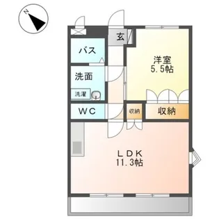 ウインドソング【2階】の間取り