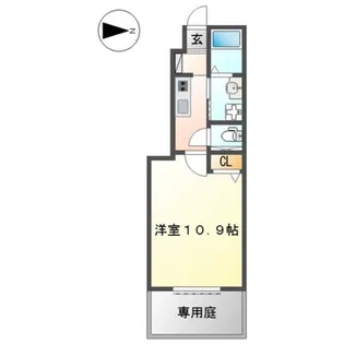 ソレアードⅢ【1階】の間取り
