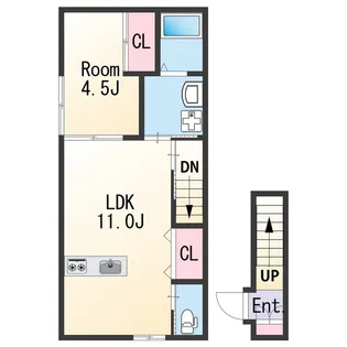N−MAISON井辺【1階】の間取り