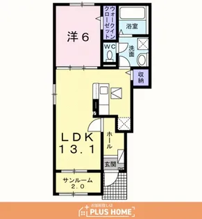 グランディール【1階】の間取り