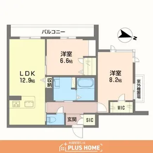 ベレオRian Ⅱ【2階】の間取り
