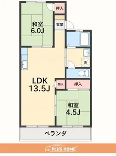 ヤマイチプラザ市小路【2階】の間取り