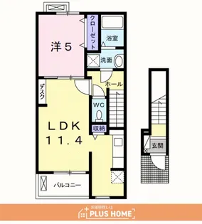 セボージャ【2階】の間取り