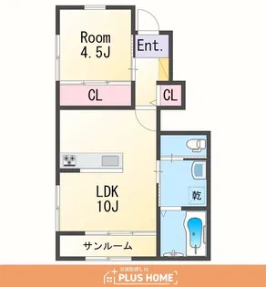 グランサークⅠ【1階】の間取り
