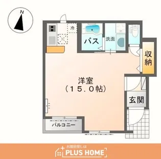 ブルーマリンK【1階】の間取り