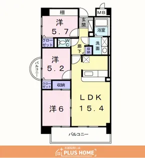 ポルトーネ【2階】の間取り