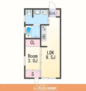 KOYA 430【2階】の間取り