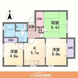 フォーレス加納【2階】の間取り