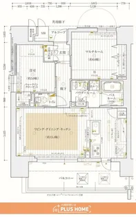 エステムコート和歌山Cityステーションフロント【3階】の間取り