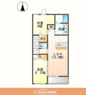 プランドールM&N.Ⅱ【2階】の間取り