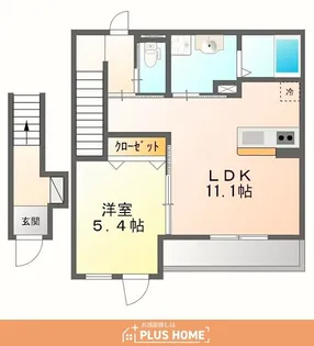 アジャートくろだ【2階】の間取り