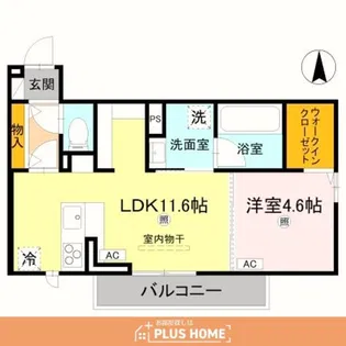 D−ROOM 中島【2階】の間取り
