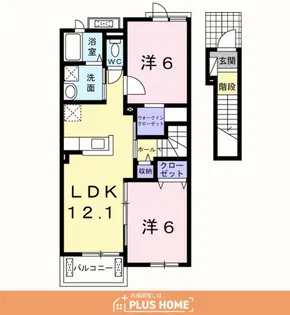 フォルトゥーナ【2階】の間取り