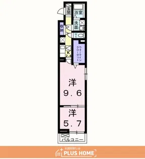 フォレスタ・和歌浦【1階】の間取り