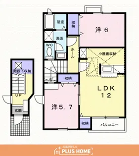 パレ・エクセランⅠ【2階】の間取り