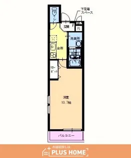 フジパレス市駅東Ⅴ番館【3階】の間取り