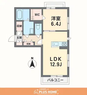 べレオクシモト【3階】の間取り