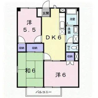 プロムナード菖蒲Ⅰ【1階】の間取り